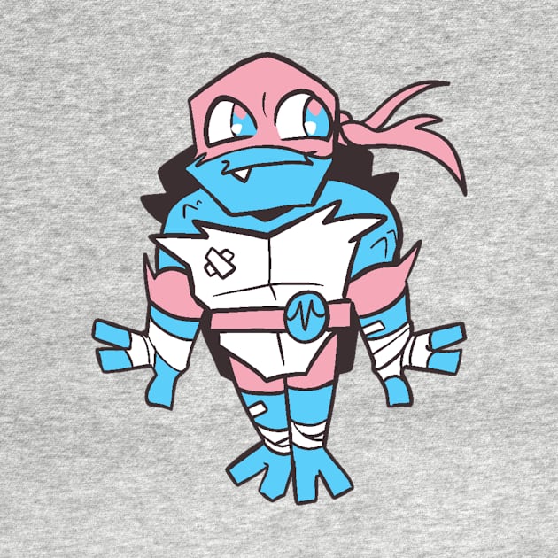 Raph Transgender Flag ROTTMNT by lillastarr